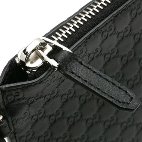 gucci leather zip clutch|Gucci micro gg wristlet clutch.